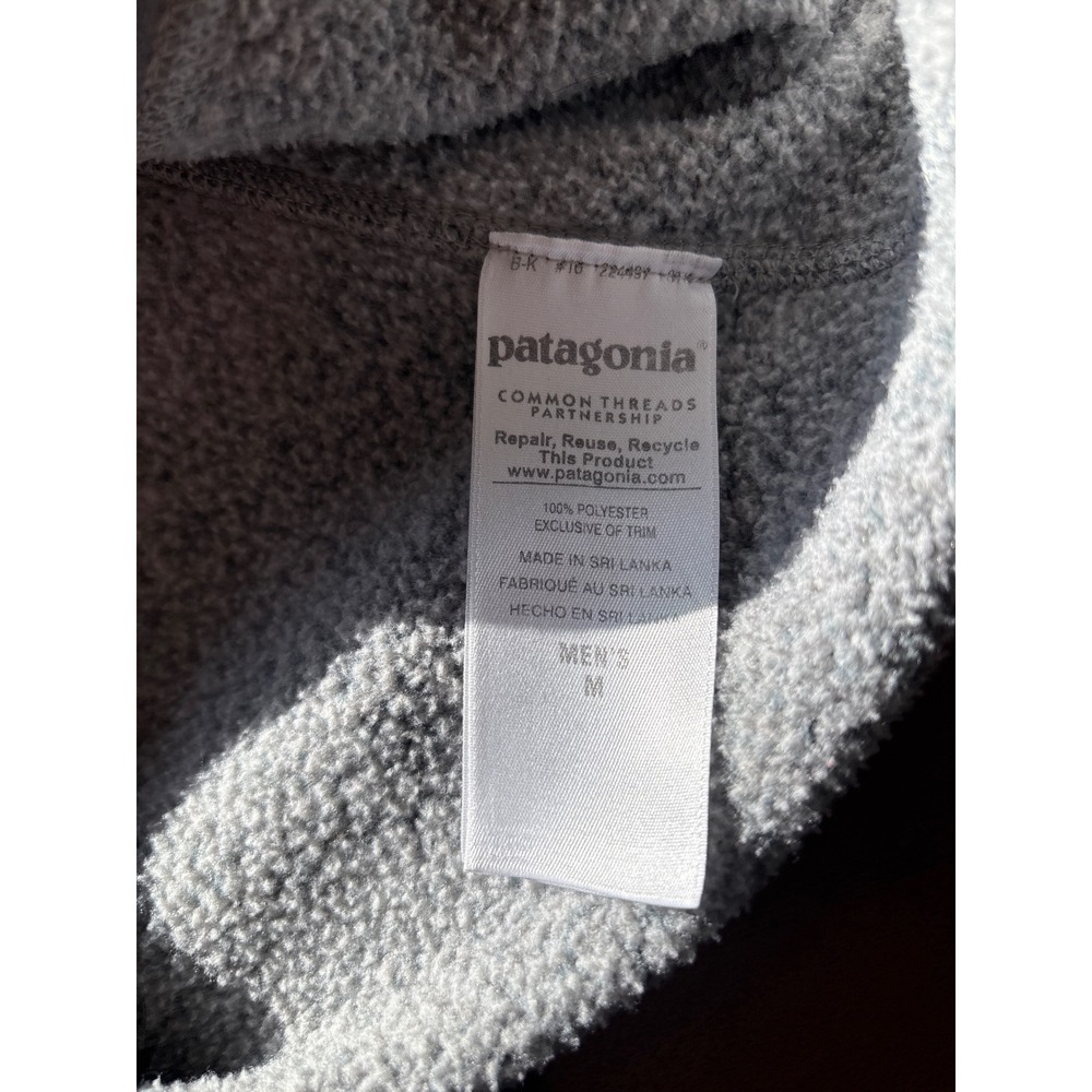 Patagonia Mens Better Sweater Full Zip Fleece Vest Grey Heather Medium 25881 - Picture 3 of 4